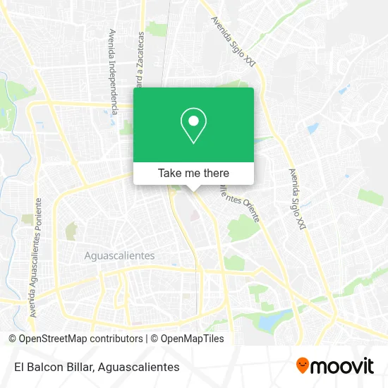 El Balcon Billar map