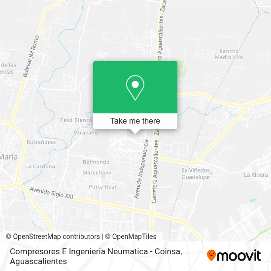 Compresores E Ingenieria Neumatica - Coinsa map