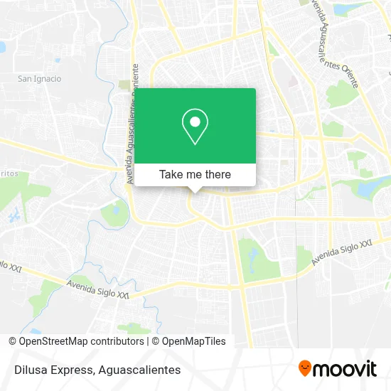 Dilusa Express map