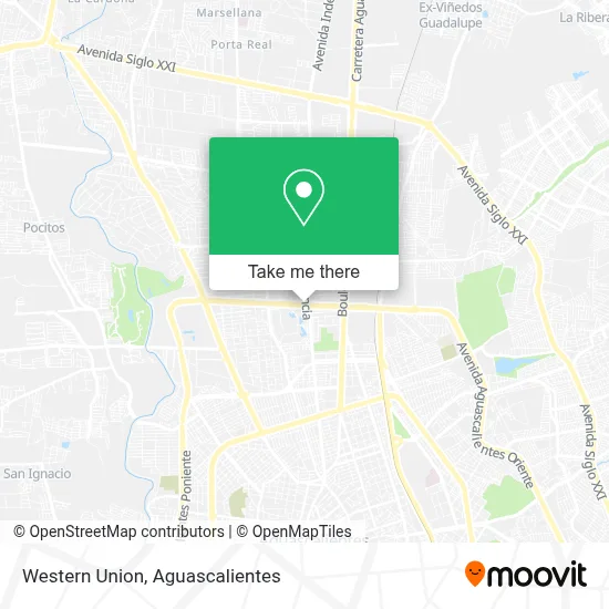 Western Union map