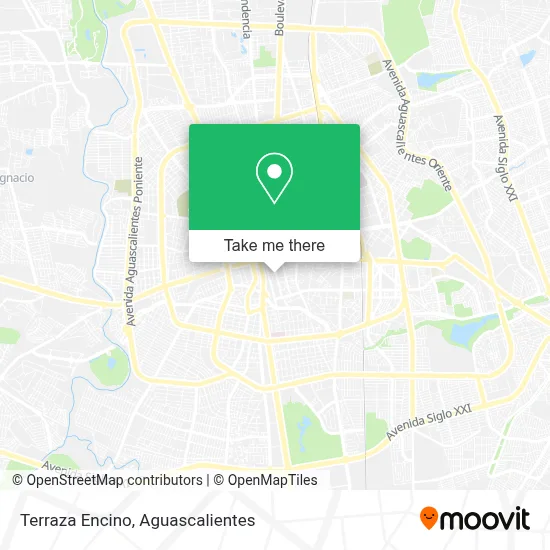 Terraza Encino map