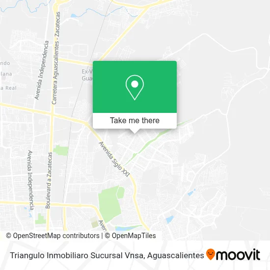 Triangulo Inmobiliaro Sucursal Vnsa map