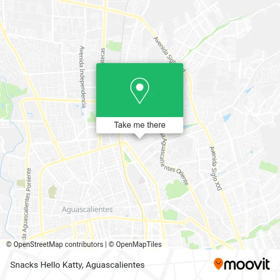 Snacks Hello Katty map