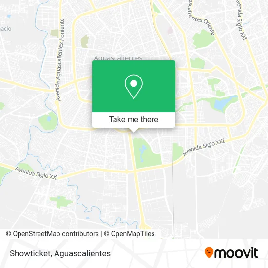 Showticket map