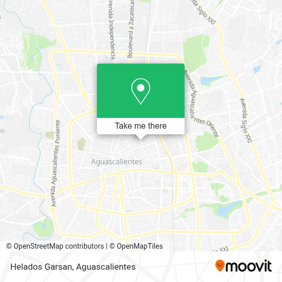 Helados Garsan map