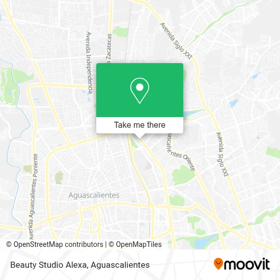Beauty Studio Alexa map