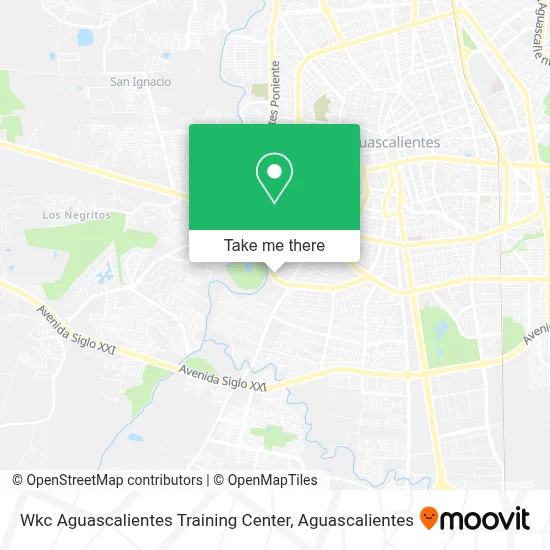 Wkc Aguascalientes Training Center map