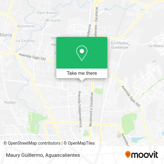 Maury Guillermo map