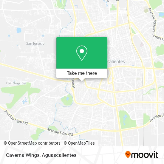 Caverna Wings map