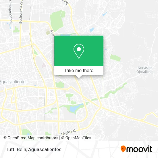 Tutti Belli map