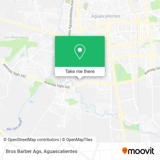 Bros Barber Ags map