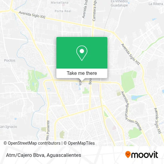 Atm/Cajero Bbva map