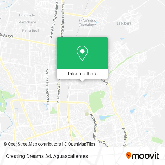 Creating Dreams 3d map
