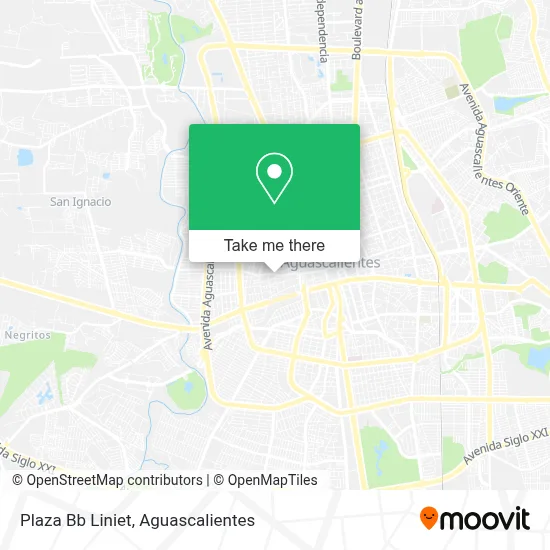Plaza Bb Liniet map