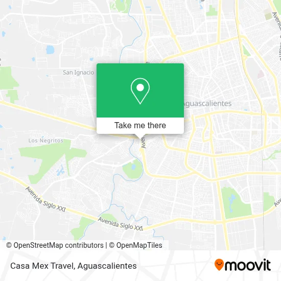 Casa Mex Travel map