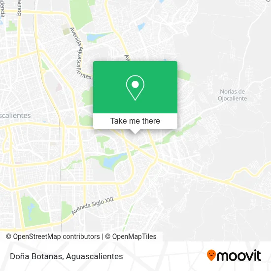 Doña Botanas map