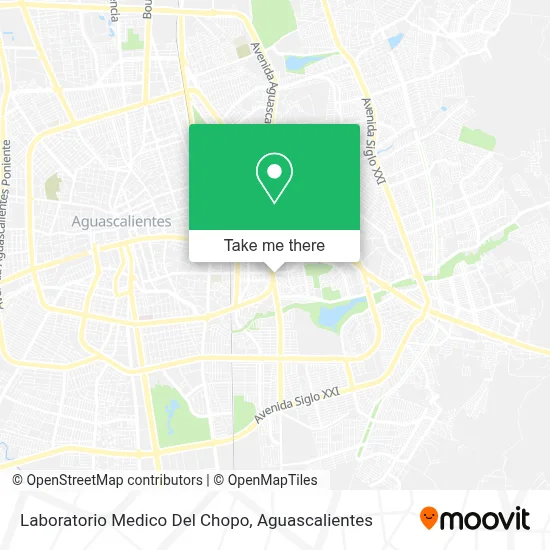 Laboratorio Medico Del Chopo map