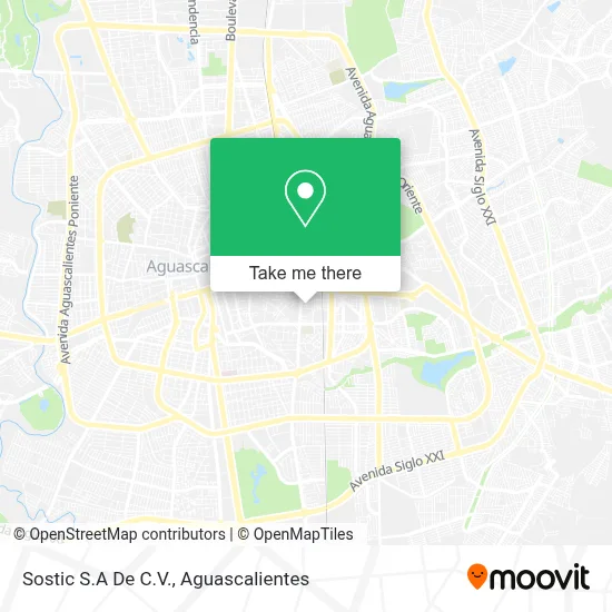 Sostic S.A De C.V. map