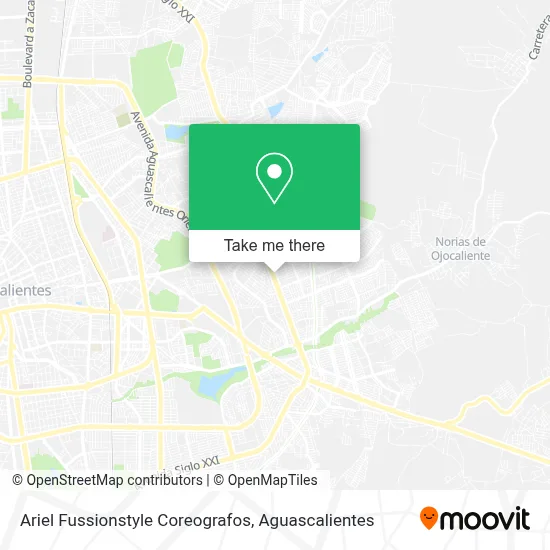 Ariel Fussionstyle Coreografos map