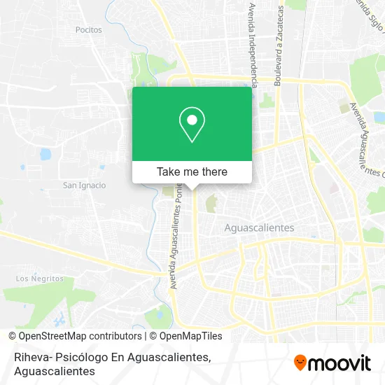 Riheva- Psicólogo En Aguascalientes map