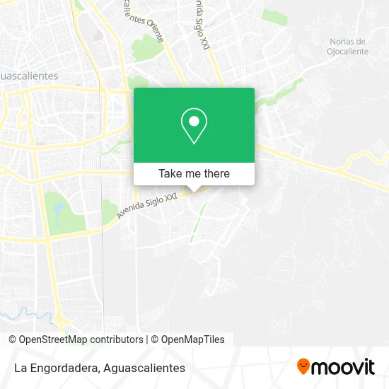 La Engordadera map