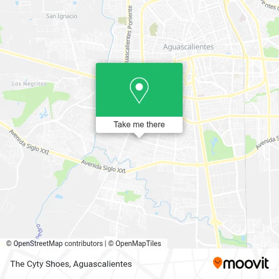 The Cyty Shoes map