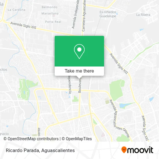 Ricardo Parada map