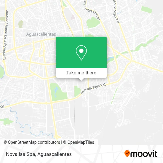 Novalisa Spa map