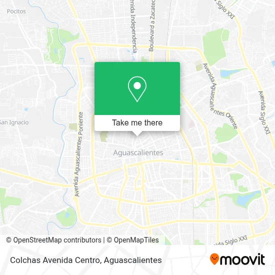 Colchas Avenida Centro map