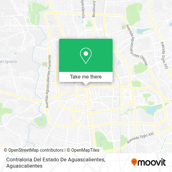 Contraloria Del Estado De Aguascalientes map