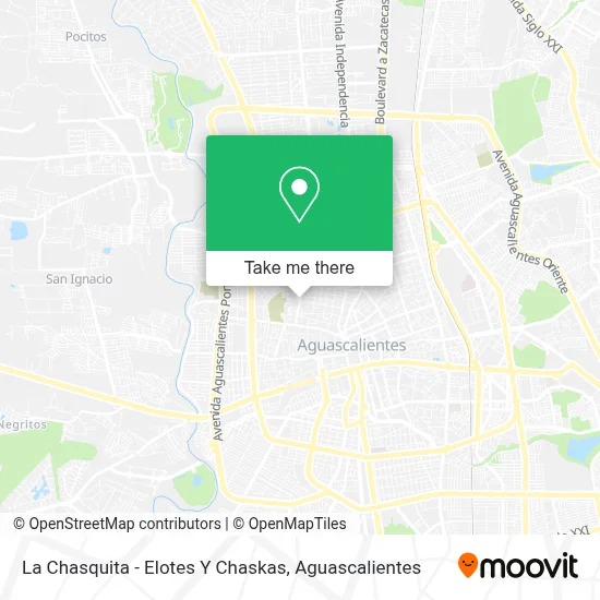 La Chasquita - Elotes Y Chaskas map