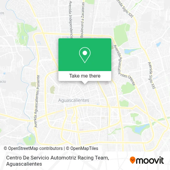 Centro De Servicio Automotriz Racing Team map