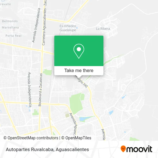 Autopartes Ruvalcaba map