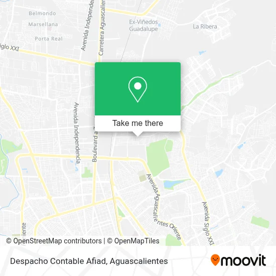 Despacho Contable Afiad map