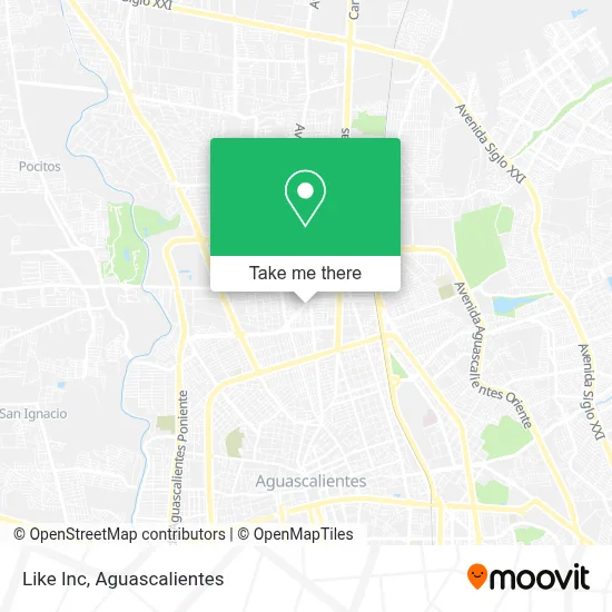 Like Inc map