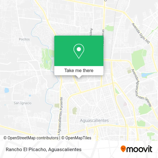 Rancho El Picacho map