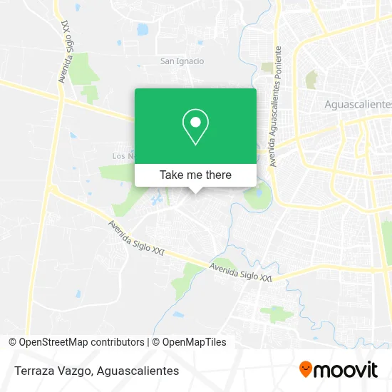 Terraza Vazgo map