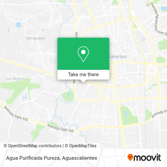 Agua Purificada Pureza map