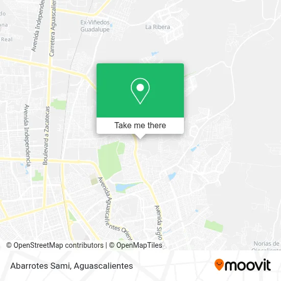 Abarrotes Sami map
