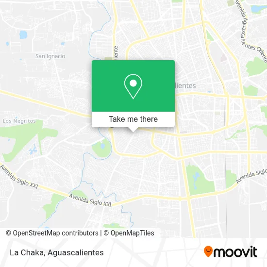 La Chaka map