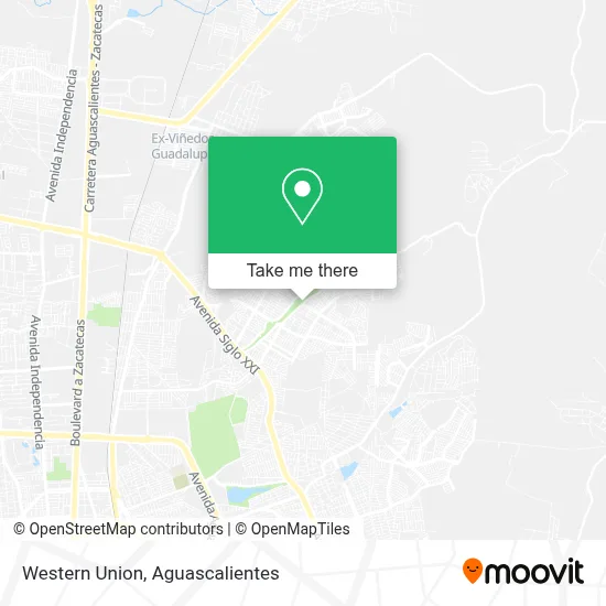 Western Union map