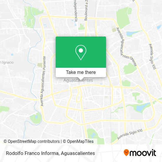 Rodolfo Franco Informa map