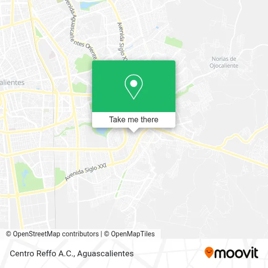 Centro Reffo A.C. map