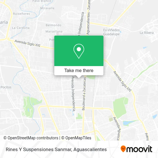 Rines Y Suspensiones Sanmar map