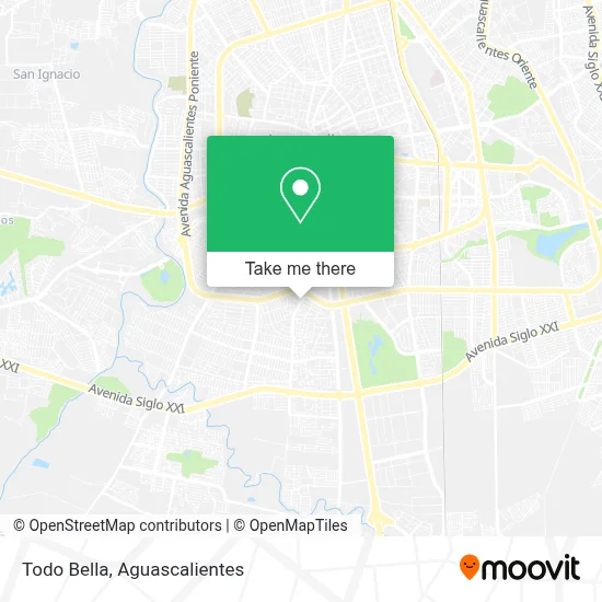 Todo Bella map
