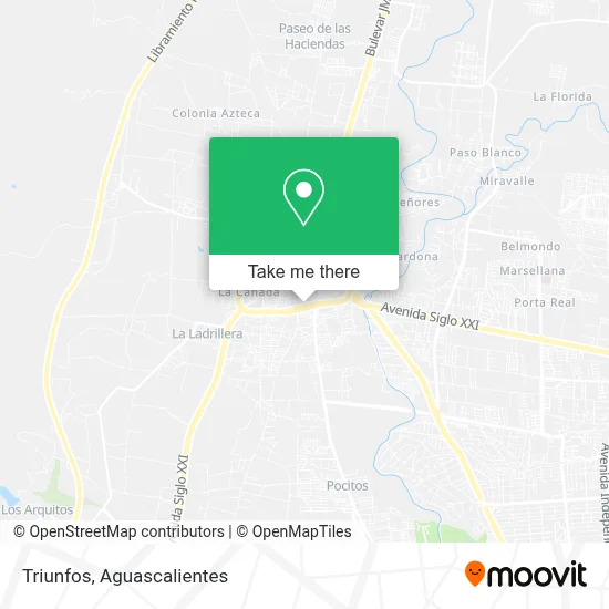 Triunfos map