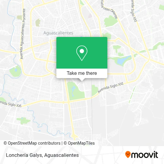Lonchería Galys map