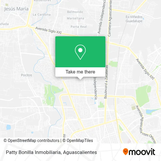 Patty Bonilla Inmobiliaria map