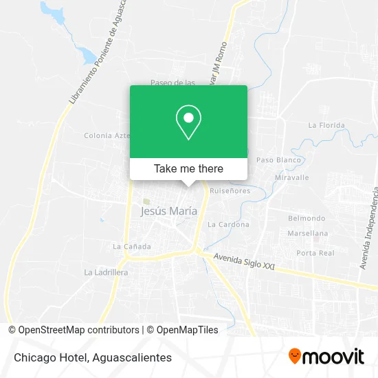 Hotel Chicago map