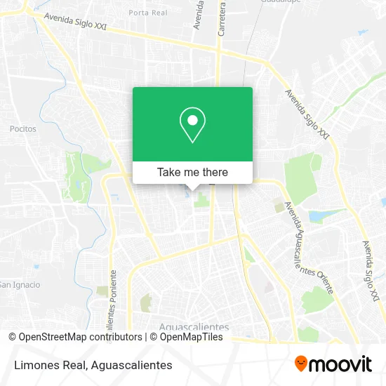Limones Real map